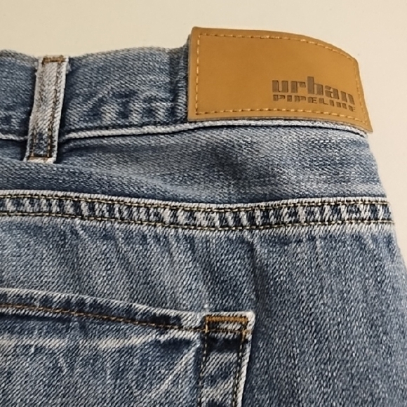Urban Pipeline Blue Relaxed Jeans Medium Wash  40X30 - Picture 10 of 14